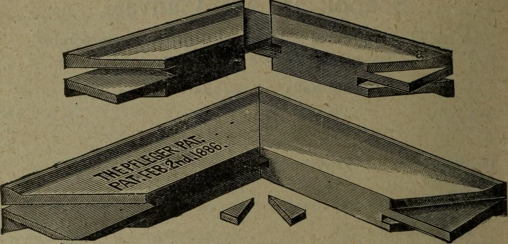 An illustration from Catalogue and price list of colors and materials for artists, architects, decorators, designers, and draughtsmen .., 1906, leaf 61