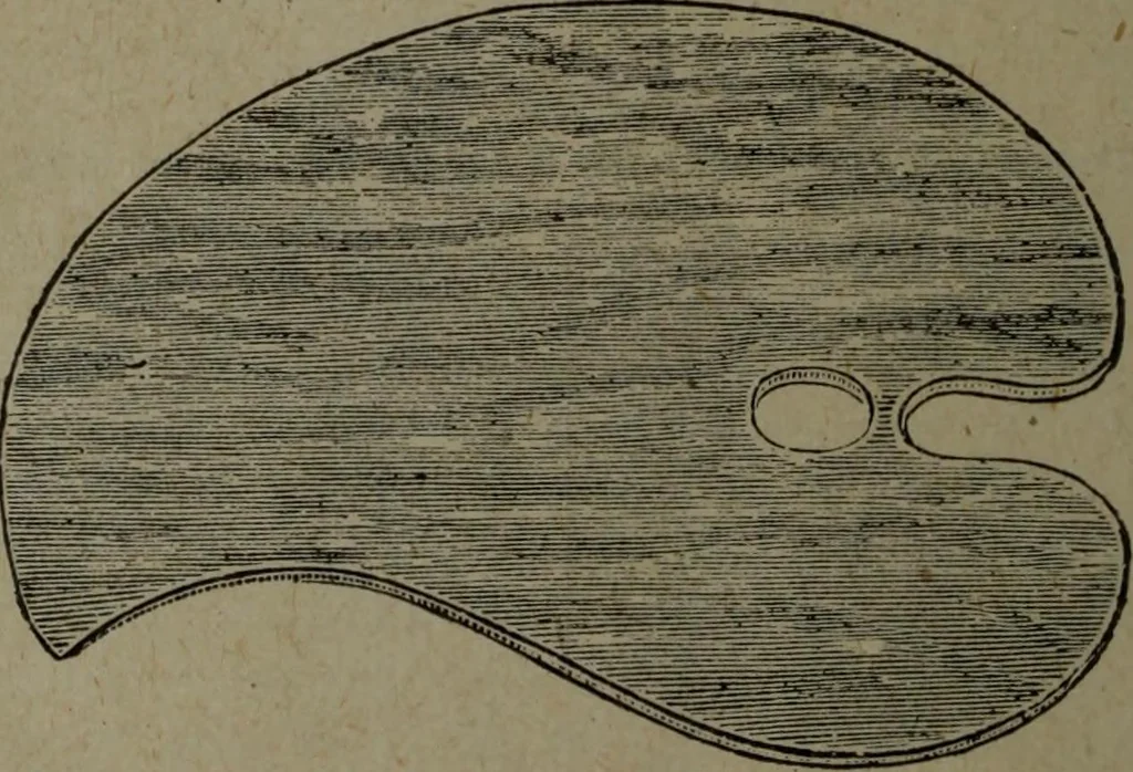 An illustration from Catalogue and price list of colors and materials for artists, architects, decorators, designers, and draughtsmen .., 1906, leaf 75