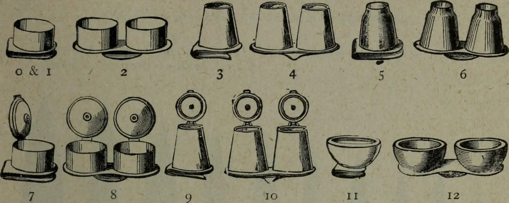 An illustration from Catalogue and price list of colors and materials for artists, architects, decorators, designers, and draughtsmen .., 1906, leaf 80