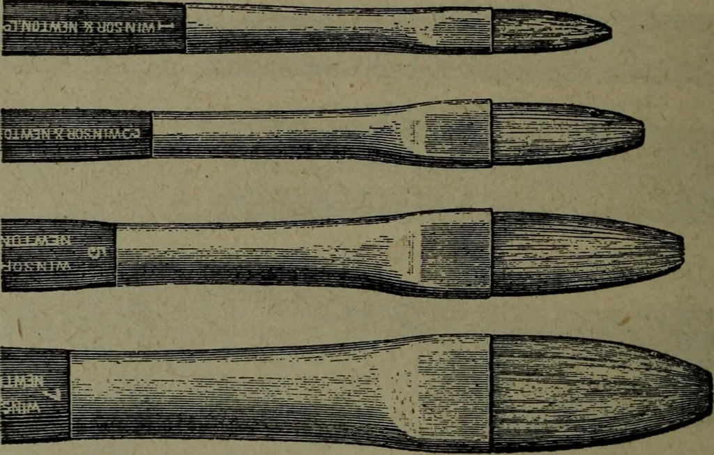 An illustration from Catalogue and price list of colors and materials for artists, architects, decorators, designers, and draughtsmen .., 1906, leaf 93