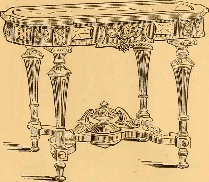 An illustration from Catalogue and price list of furniture., 1873, leaf 34