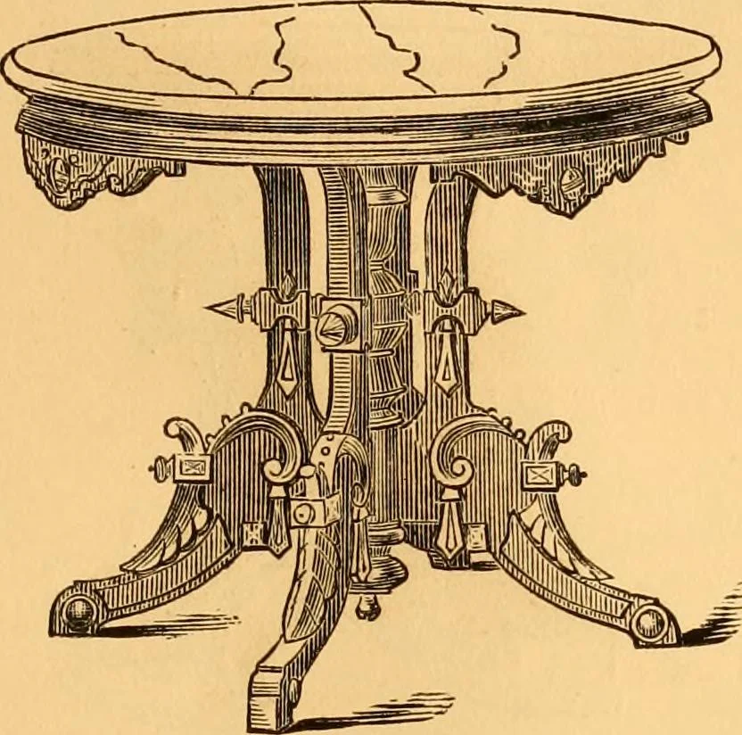 An illustration from Catalogue and price list of furniture., 1873, leaf 38
