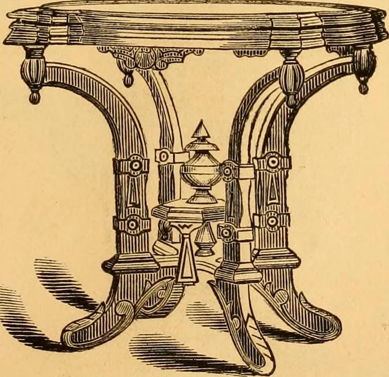 An illustration from Catalogue and price list of furniture., 1873, leaf 38