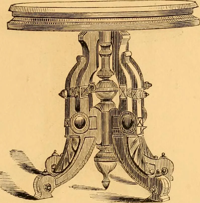 An illustration from Catalogue and price list of furniture., 1873, leaf 42