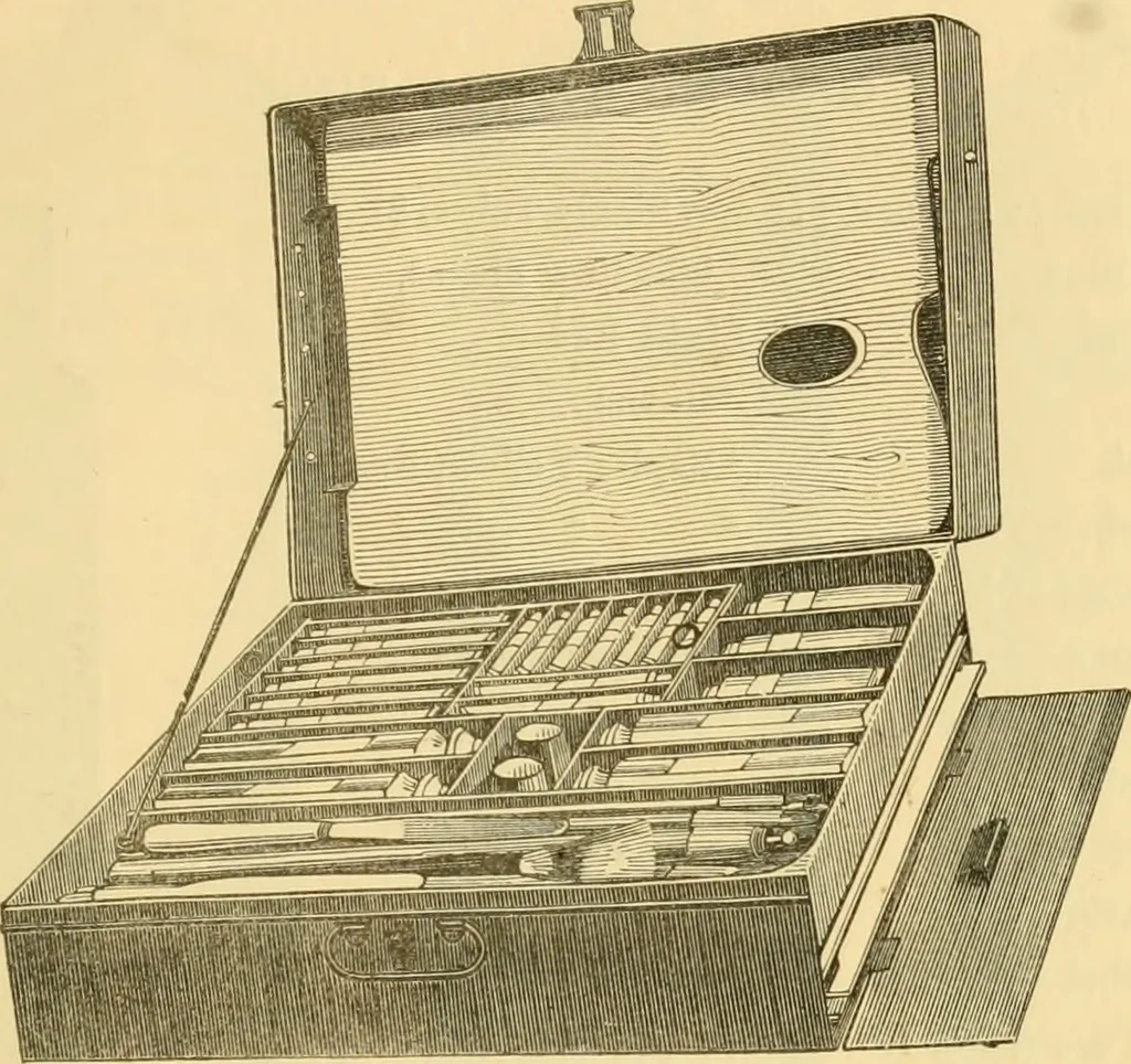 An illustration from Catalogue and price list of artists' materials., 1857, leaf 16