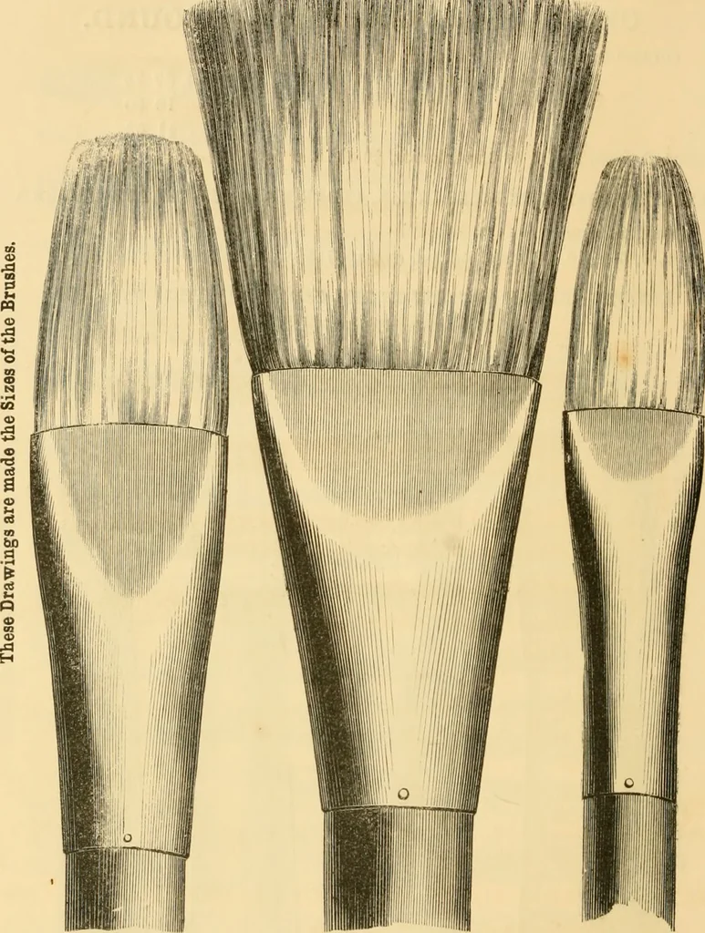 An illustration from Catalogue and price list of artists' materials., 1857, leaf 25