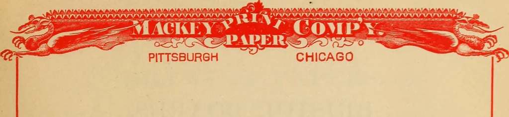 An illustration from Catalogue and price list of Mackey print paoer co., 1897, leaf 14