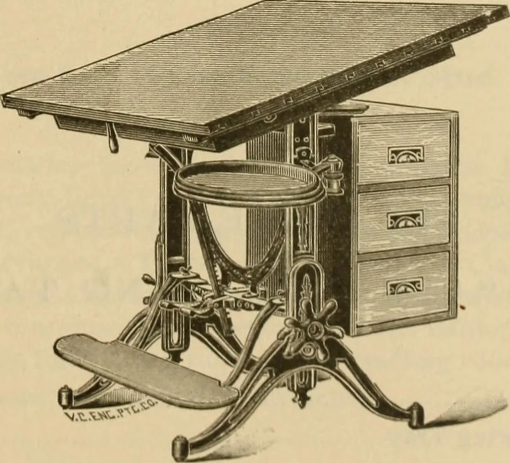 An illustration from Catalogue and price list of Mackey print paoer co., 1897, leaf 168
