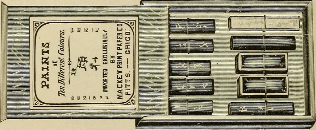 An illustration from Catalogue and price list of Mackey print paoer co., 1897, leaf 197