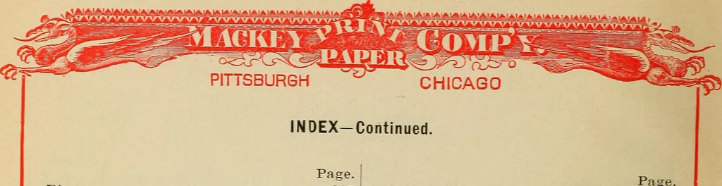 An illustration from Catalogue and price list of Mackey print paoer co., 1897, leaf 247