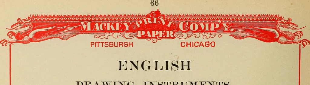 An illustration from Catalogue and price list of Mackey print paoer co., 1897, leaf 73