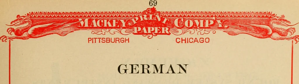 An illustration from Catalogue and price list of Mackey print paoer co., 1897, leaf 76