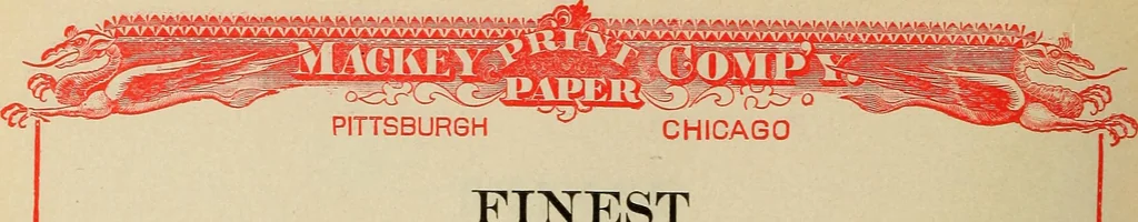 An illustration from Catalogue and price list of Mackey print paoer co., 1897, leaf 93