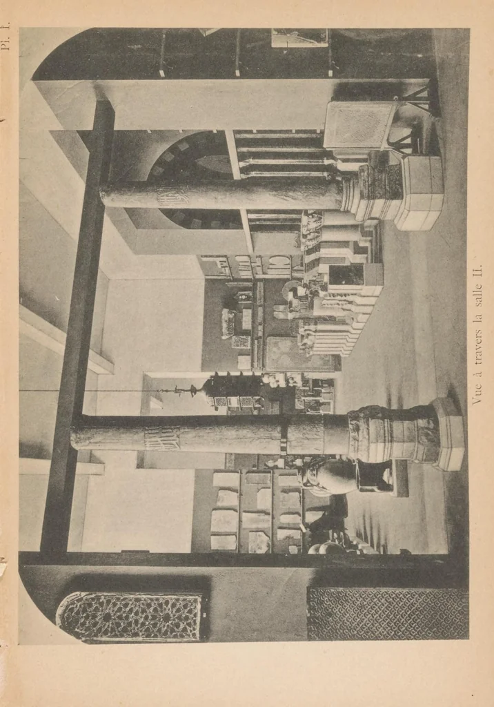 An illustration from Catalogue raisonné des monuments exposés dans le Museé national de l'art arabe, 1906, leaf 117