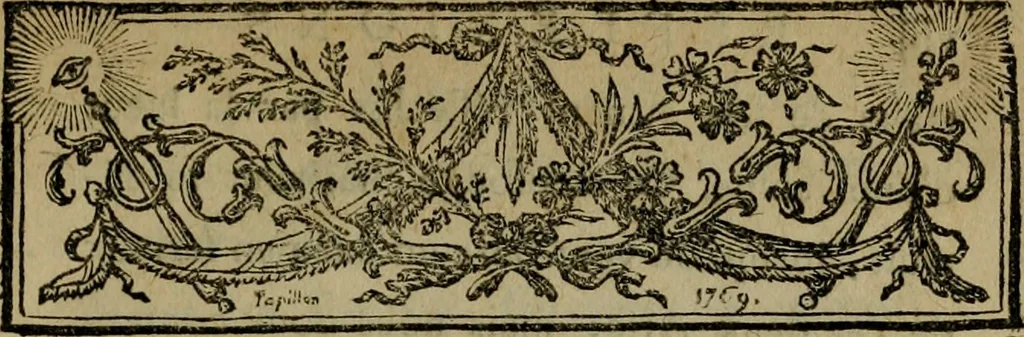An illustration from Catalogue raisonné des tableaux, dessins, estampes, figures de bronze & de marbre, & morceaux d'histoire naturelle, qui composoient le cabinet de feu M. Poullain, receveur général des domaines du roi : suivi d'un abrégé historique de la vie des peintres dont les ouvrages formoient cette collection, 1780, leaf 14
