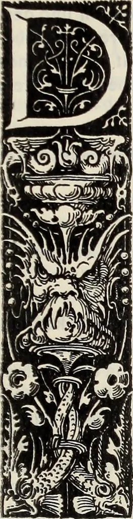 An illustration from Catalogue raisonné des premières impressions de Mayence (1445-1467) : avec une plance en phototypie, 1911, leaf 196
