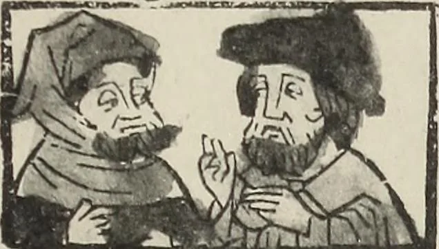 An illustration from Catalogue raisonné des premières impressions de Mayence (1445-1467) : avec une plance en phototypie, 1911, leaf 334