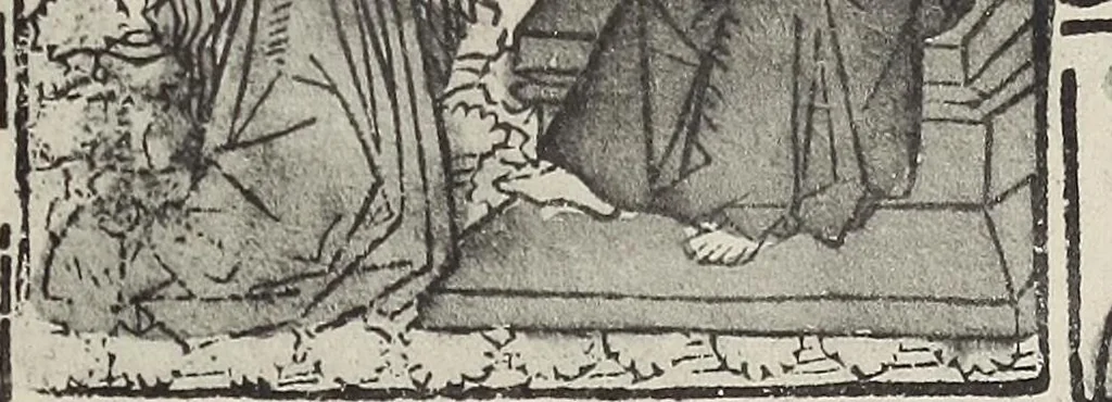 An illustration from Catalogue raisonné des premières impressions de Mayence (1445-1467) : avec une plance en phototypie, 1911, leaf 336