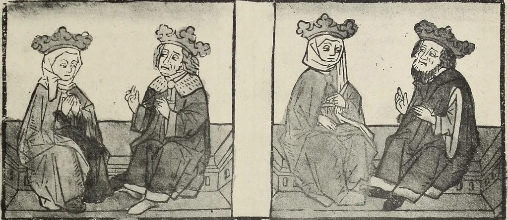 An illustration from Catalogue raisonné des premières impressions de Mayence (1445-1467) : avec une plance en phototypie, 1911, leaf 336