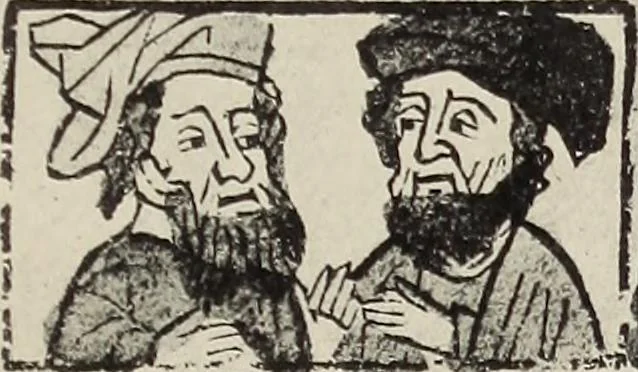 An illustration from Catalogue raisonné des premières impressions de Mayence (1445-1467) : avec une plance en phototypie, 1911, leaf 338