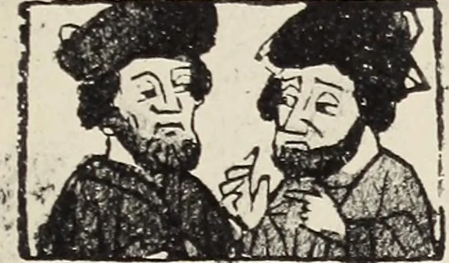 An illustration from Catalogue raisonné des premières impressions de Mayence (1445-1467) : avec une plance en phototypie, 1911, leaf 340