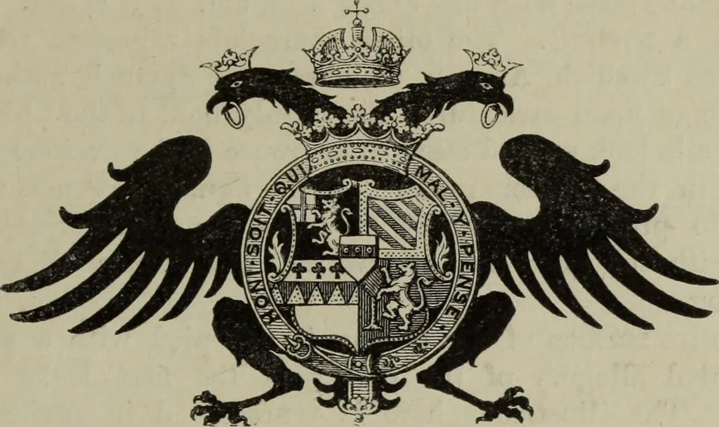 An illustration from Catalogue raisonné : or, a list of the pictures in Blenheim Palace : with occasional remarks and illustrative notes, 1861, leaf 74