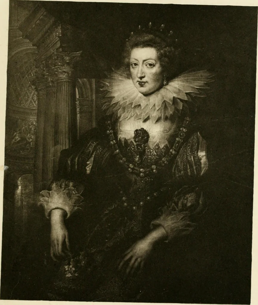 An illustration from A catalogue raisonné of the works of the most eminent Dutch, Flemish, and French painters : in which is included a short biographical notice of the artists, with a copious description of their principal pictures; a statement of the prices at which such pictures have been sold at public sales on the continent and in England; a reference to the galleries and private collections, in which a large portion are at present; and the names of the artists by whom they have been engraved; to which is added, a brief notice of the scholars & imitators of the great masters of the above schools, 1908, leaf 202