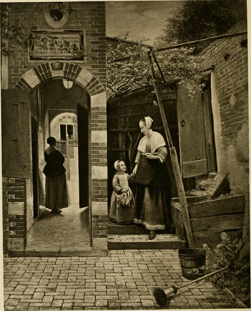 An illustration from A catalogue raisonné of the works of the most eminent Dutch, Flemish, and French painters : in which is included a short biographical notice of the artists, with a copious description of their principal pictures; a statement of the prices at which such pictures have been sold at public sales on the continent and in England; a reference to the galleries and private collections, in which a large portion are at present; and the names of the artists by whom they have been engraved; to which is added, a brief notice of the scholars & imitators of the great masters of the above schools, 1908, leaf 269