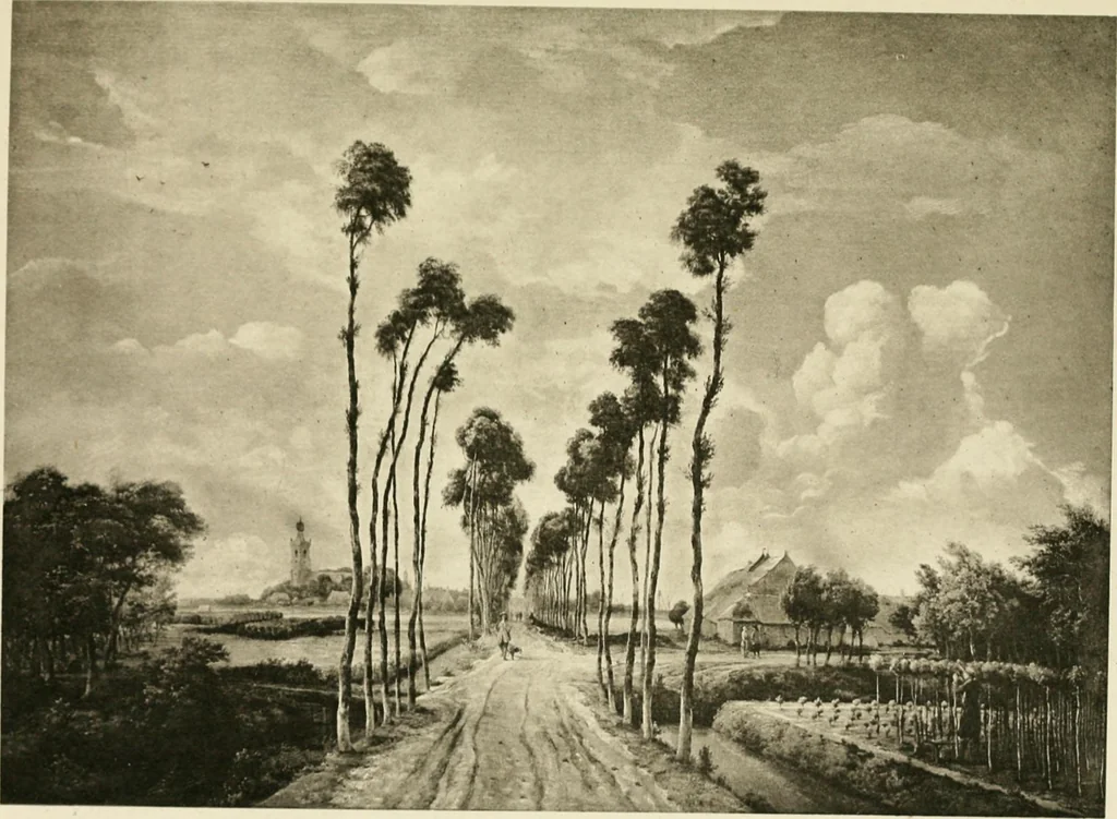 An illustration from A catalogue raisonné of the works of the most eminent Dutch, Flemish, and French painters : in which is included a short biographical notice of the artists, with a copious description of their principal pictures; a statement of the prices at which such pictures have been sold at public sales on the continent and in England; a reference to the galleries and private collections, in which a large portion are at present; and the names of the artists by whom they have been engraved; to which is added, a brief notice of the scholars & imitators of the great masters of the above schools, 1908, leaf 140
