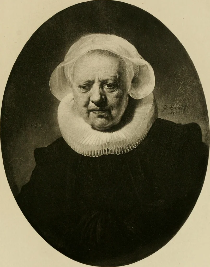 An illustration from A catalogue raisonné of the works of the most eminent Dutch, Flemish, and French painters : in which is included a short biographical notice of the artists, with a copious description of their principal pictures; a statement of the prices at which such pictures have been sold at public sales on the continent and in England; a reference to the galleries and private collections, in which a large portion are at present; and the names of the artists by whom they have been engraved; to which is added, a brief notice of the scholars & imitators of the great masters of the above schools, 1908, leaf 274