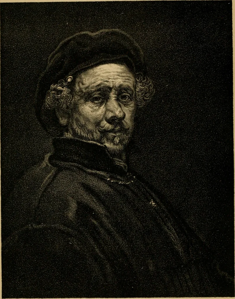 An illustration from A catalogue raisonné of the works of the most eminent Dutch, Flemish, and French painters : in which is included a short biographical notice of the artists, with a copious description of their principal pictures; a statement of the prices at which such pictures have been sold at public sales on the continent and in England; a reference to the galleries and private collections, in which a large portion are at present; and the names of the artists by whom they have been engraved; to which is added, a brief notice of the scholars & imitators of the great masters of the above schools, 1908, leaf 7