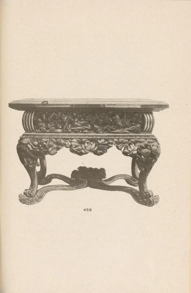 An illustration from Catalogue of a rare and magnificent collection of metals and antique carvings from temples and palaces of Japan .., 1903, leaf 139
