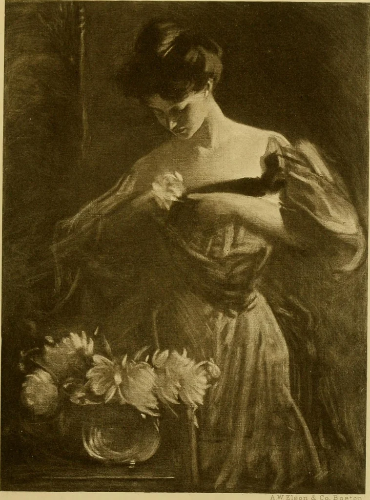 An illustration from Catalogues of exhibitions, 1900, leaf 204