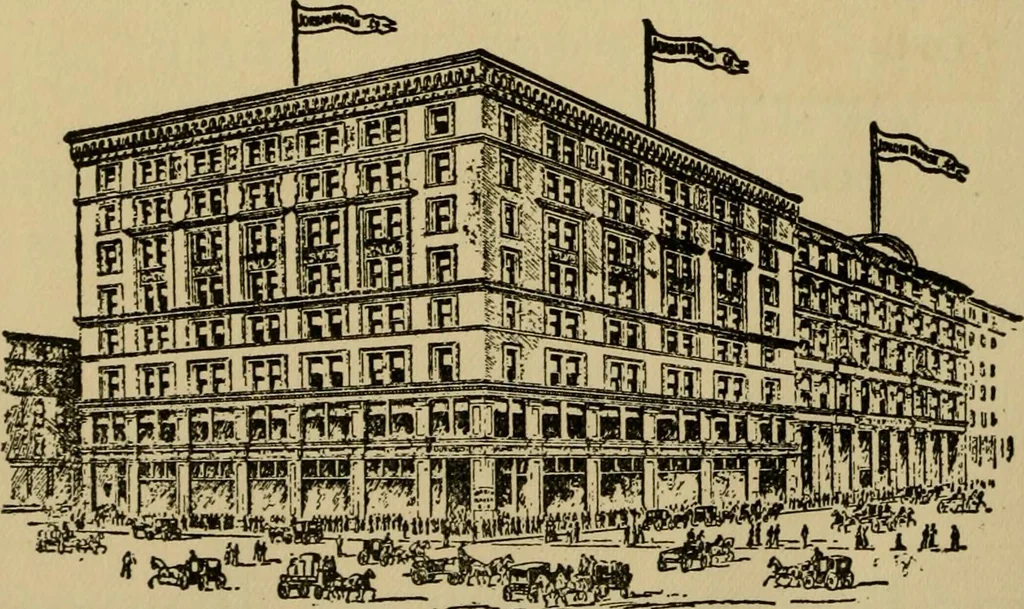 An illustration from Catalogues of exhibitions, 1900, leaf 319