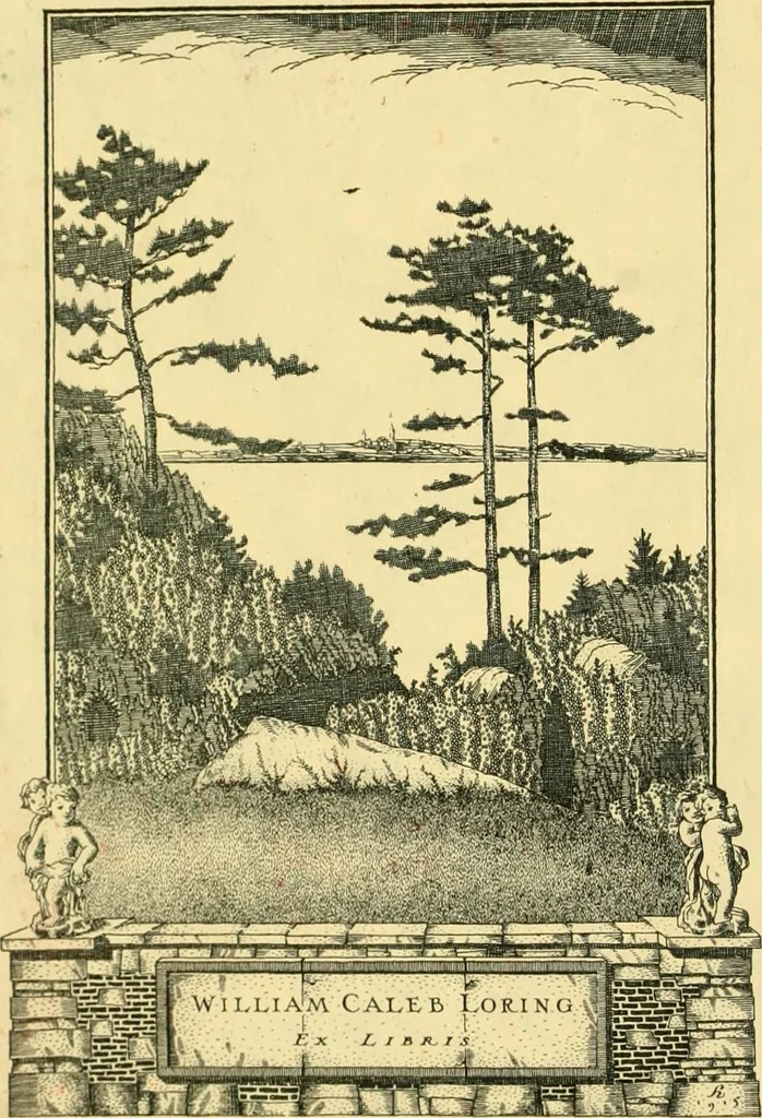An illustration from Catalogues of exhibitions, 1900, leaf 1