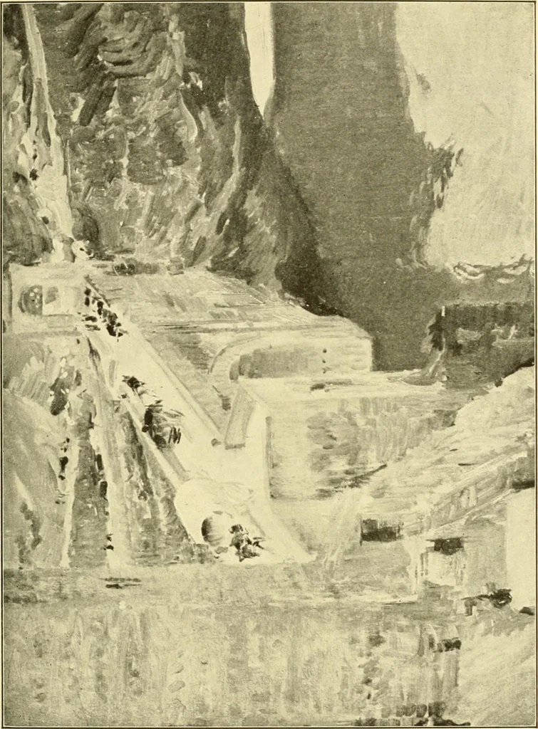 An illustration from Catalogues of exhibitions, 1900, leaf 110