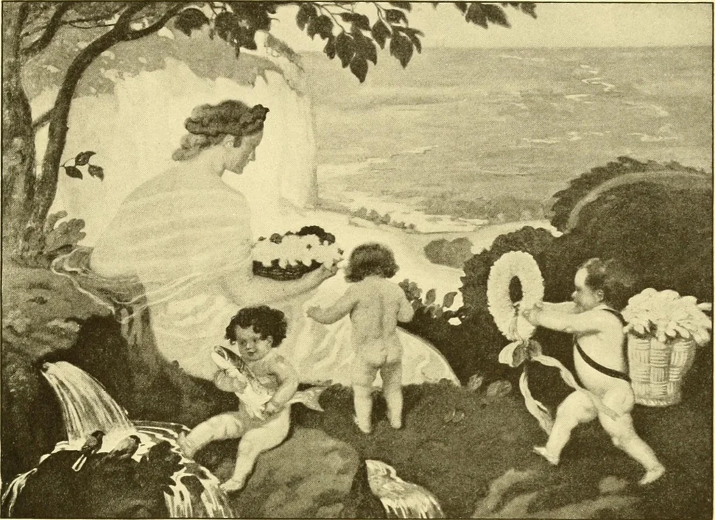 An illustration from Catalogues of exhibitions, 1900, leaf 344