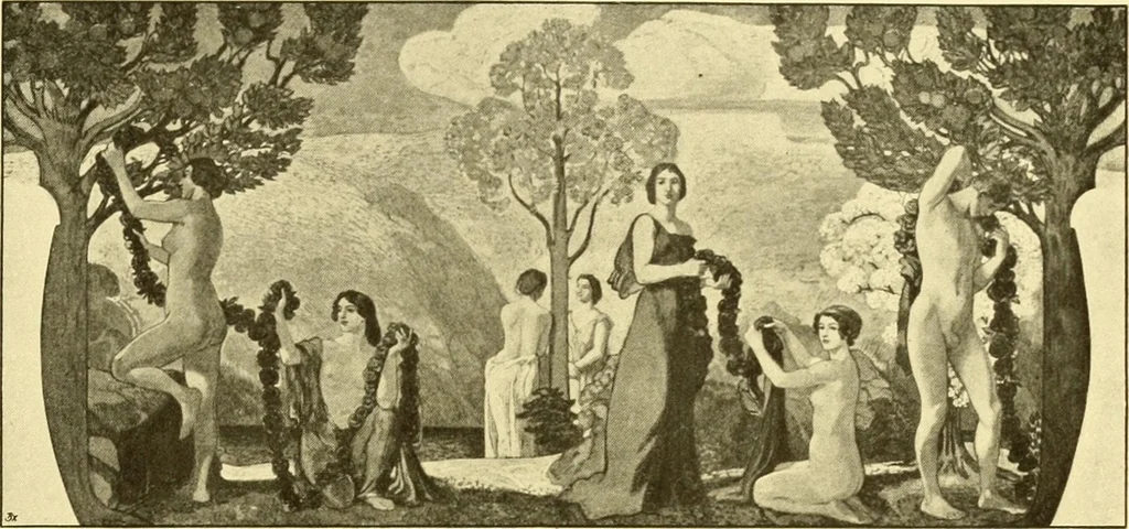 An illustration from Catalogues of exhibitions, 1900, leaf 350