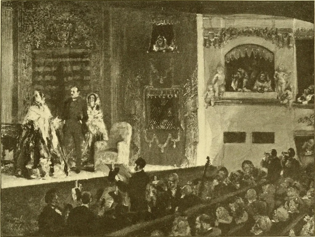 An illustration from Catalogues of exhibitions, 1900, leaf 384