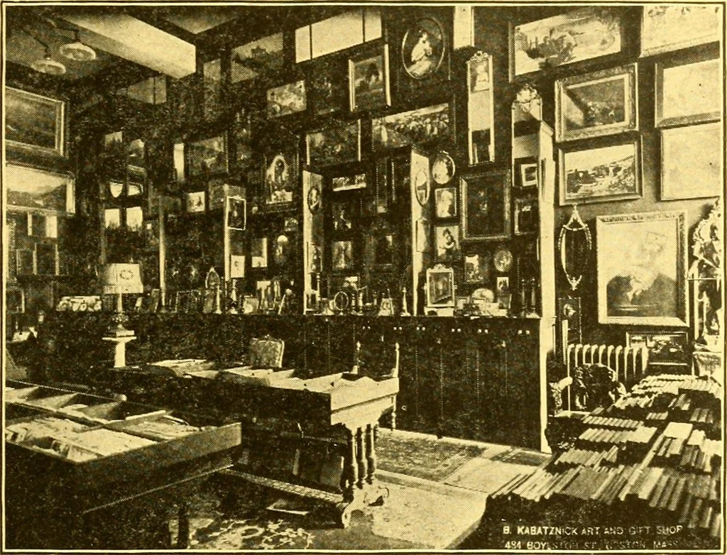 An illustration from Catalogues of exhibitions, 1900, leaf 284