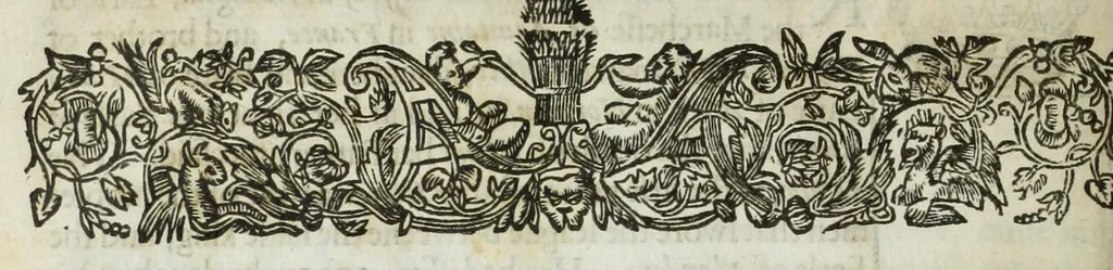 An illustration from A catalogue and succession of the kings, princes, dukes, marquesses, earles, and viscounts of this realme of England, since the Norman conquest, to this present yeare, 1619 : together, with their armes, wiues, and children : the times of their deaths and burials, with many their memorable actions, 1619, leaf 156