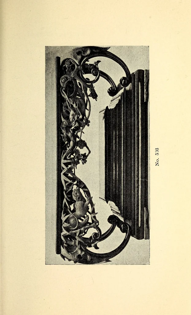 An illustration from Catalogue the Yamanaka collection of Japanese antique metals, wood-carvings and things Buddhistic from temples and palaces, 1904, leaf 163
