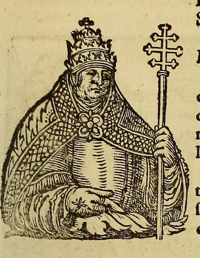 An illustration from Catalogus annorum et principum siue monarcharum mundi geminus plerisque in locis obscurioribus illustratus & in caelebrioribus locupletatus at[que] à mendis, recognitione diligenti repurgatus, : cum accessione multorum aliorum quae in priori aeditione non continebantur, quemadmodum suis locis toto libro uidere licebit, ab homine condito, us[que] in praesentem, à nato Christo, millesimum quingentesimum & quinquagesimum annum deductus & continuatus,, 1550, leaf 121