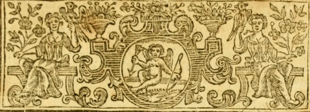 An illustration from Catalogus bibliothecae Harleianae, in locos communes distributus cum indice auctorum, 1743, leaf 20