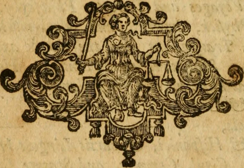 An illustration from Catalogus bibliothecae Harleianae, in locos communes distributus cum indice auctorum, 1743, leaf 7
