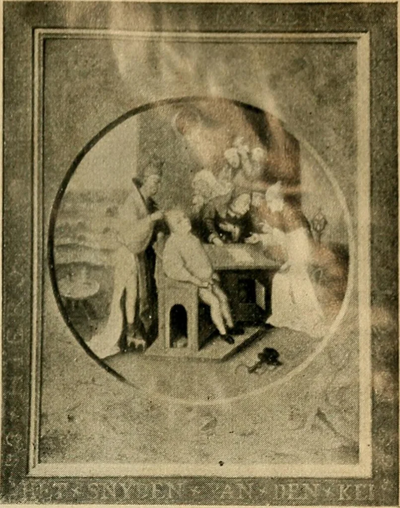 An illustration from Catalogus der schilderijen, miniaturen, pastels, omlijste teekeningen enz in het Rijks-Museum te Amsterdam, 1903, leaf 116