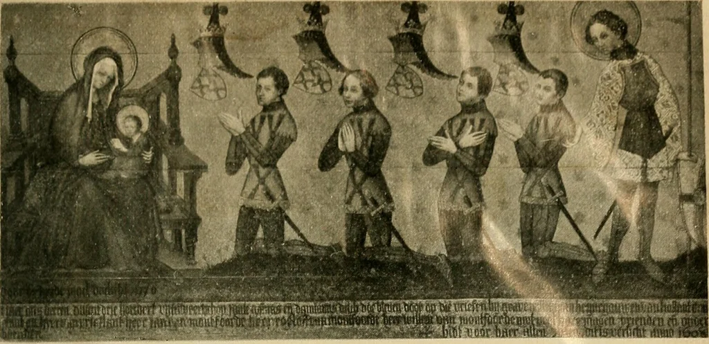 An illustration from Catalogus der schilderijen, miniaturen, pastels, omlijste teekeningen enz in het Rijks-Museum te Amsterdam, 1903, leaf 50