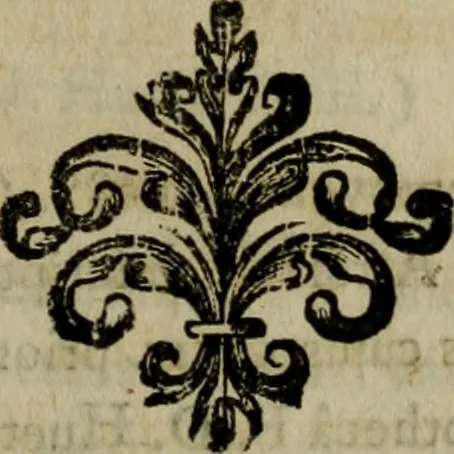 An illustration from Catalogus manuscriptorum codicum Collegii Claromontani : quem excipit catalogus mssrum. domûs professae Parisiensis, 1764, leaf 12