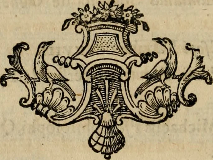 An illustration from Catalogus manuscriptorum codicum Collegii Claromontani : quem excipit catalogus mssrum. domûs professae Parisiensis, 1764, leaf 193
