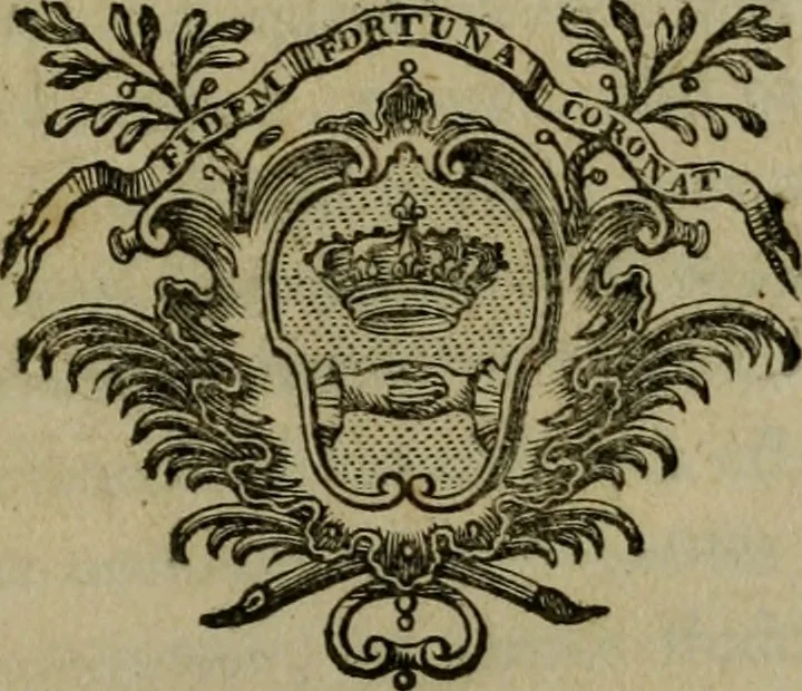 An illustration from Catalogus manuscriptorum codicum Collegii Claromontani : quem excipit catalogus mssrum. domûs professae Parisiensis, 1764, leaf 52